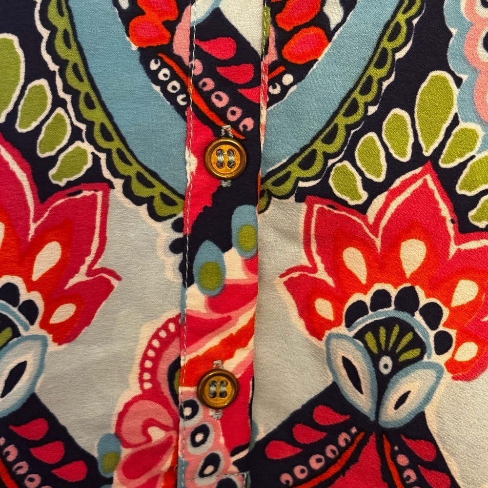 Buckhead  Betties Vibrant Patterned Blouse - Picture 5 of 7